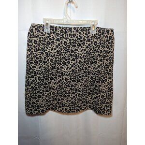 Ann Taylor LOFT Womens Skirt 8 Cheetah Print skirt NWTs Pencil Skirt Business